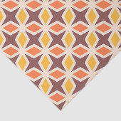 Mid Mod Geometric Star Pattern Seidenpapier (Ausschnitt)