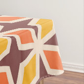 Mid Mod Geometric Star Pattern Tischdecke (Beispiel)