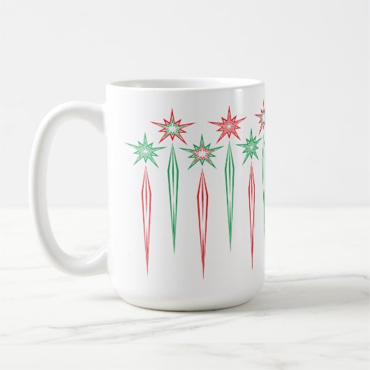 Mid Mod Icicles 15oz. Tasse (Links)