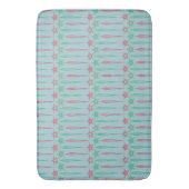 Mid Mod Icicles Bath Mat Badematte (Vorderseite Vertikal)