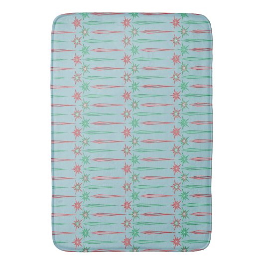 Mid Mod Icicles Bath Mat Badematte (Vorderseite Vertikal)