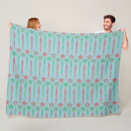 Mid Mod Icicles Fleece Blanket (3 Größen)