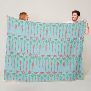 Mid Mod Icicles Fleece Blanket (3 Größen)