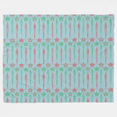 Mid Mod Icicles Fleece Blanket (3 Größen) (Vorderseite (Horizontal))