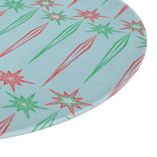 Mid Mod Icicles Glas Cutting Board Schneidebrett