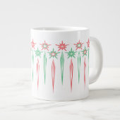 Mid Mod Icicles Jumbo-Tasse (Vorderseite Rechts)