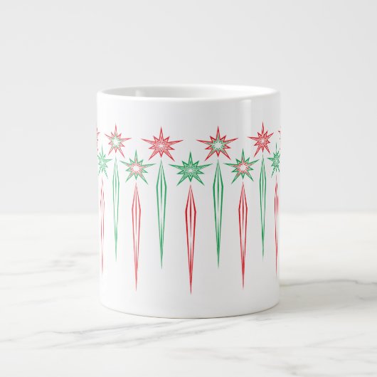 Mid Mod Icicles Jumbo-Tasse (Vorderseite)