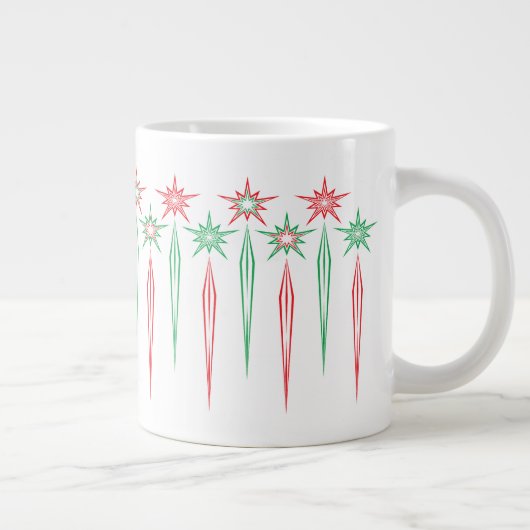 Mid Mod Icicles Jumbo-Tasse (Rechts)