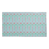 Mid Mod Icicles King Pillowcases Kissenbezug (Rückseite-Links)