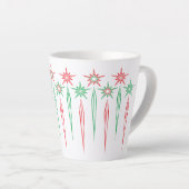 Mid Mod Icicles Latte-Tasse Milchtasse (Rechte Ecke)