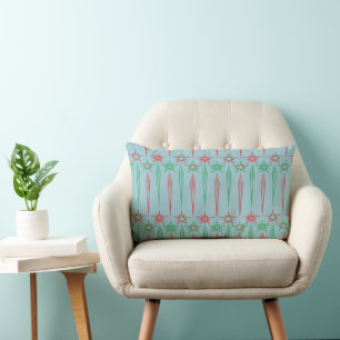 Mid Mod Icicles Lumbar Kissen