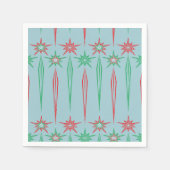 Mid Mod Icicles Paper Napkin Serviette (Vorderseite)