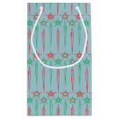 Mid Mod Icicles Small Gift Bag Kleine Geschenktüte (Rückseite)