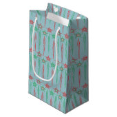 Mid Mod Icicles Small Gift Bag Kleine Geschenktüte (Vorderseite Schrägansicht)