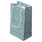 Mid Mod Icicles Small Gift Bag Kleine Geschenktüte (Rückseite Schrägansicht)