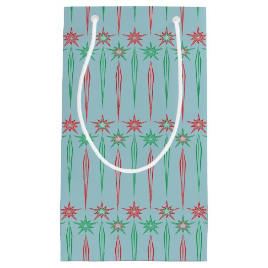 Mid Mod Icicles Small Gift Bag Kleine Geschenktüte (Vorderseite)