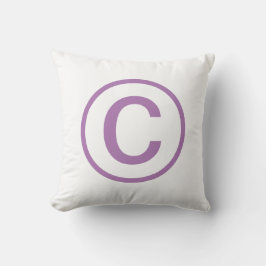 Mid-Mod Lavender Copyright Kissen