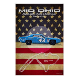 Mid Ohio Sports Car Course Poster