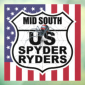 Mid South Chapter - Aufkleber Flagge & Logo (Blatt 3)
