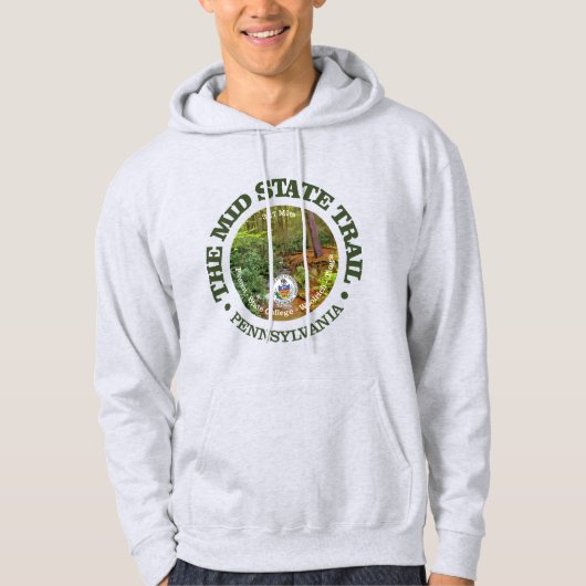 Mid Staat Trail (rd) Hoodie (Vorderseite)