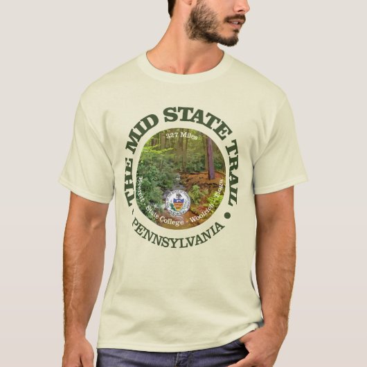 Mid Staat Trail (rd) T-Shirt (Vorderseite)