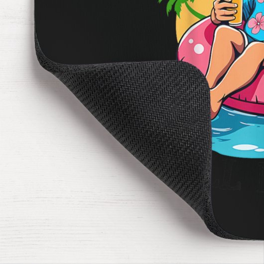 Mid Year Rert Still Naughty Funny Christmas In Jul Mousepad (Ecke)