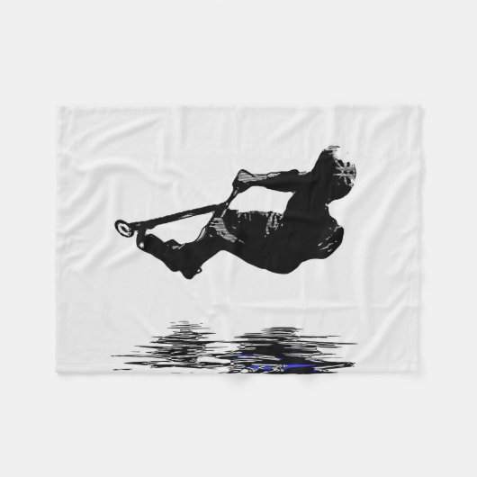 Midair Stunts - Scooter Rider Fleece Blanket (Vorderseite (Horizontal))
