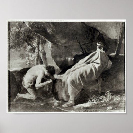 Midas an der Quelle des Pactolus Poster (Vorne)