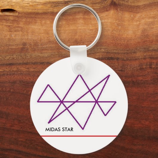 Midas Star Schlüsselanhänger (Vorderseite)