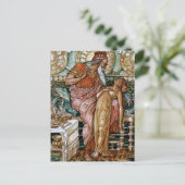 Midas' Tochter wurde Gold Postkarte (Stehend Vorderseite)