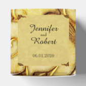 Midas Touch Gold Gastgeschenk Hochzeit Box Geschenkschachtel (Oben)