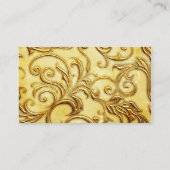 Midas Touch Gold Wedding Platzkarte (Rückseite)