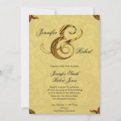 Midas-Touch-Goldhochzeits-Einladung Einladung (Vorderseite)