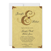 Midas-Touch-Goldhochzeits-Einladung