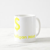 Midasmulligan-Minze Kaffeetasse (VorderseiteRechts)