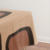 Midcentury MCM Rounded Rectangles Christmas Cookie Tischdecke (Beispiel)