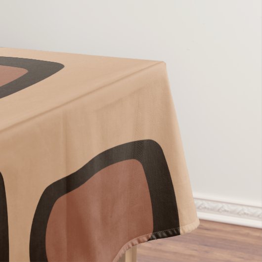 Midcentury MCM Rounded Rectangles Christmas Cookie Tischdecke (Beispiel)