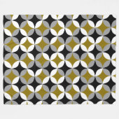 Midcentury Mod – Fleece-Decke Fleecedecke (Vorderseite (Horizontal))