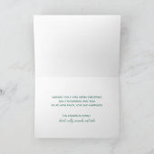 Midcentury Modern Minimal Script Frohe Weihnachten (Innenseite)