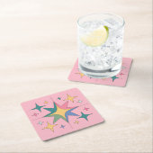 MidCentury Modern Pink Untersetzer Set (Vor Ort)
