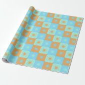 Midcentury Modern Sternenexplosion Geschenkpapier (Ungerollt)