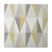 MidCentury Modern Triangles Gold Fliese (Vorderseite)