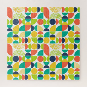 MidCentury Modern Vintage Retro Abstrakte Kunst Puzzle