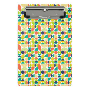 MidCentury Moderne Vintage Retro abstrakte Kunst Mini Klemmbrett