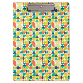MidCentury Modernes Vintages Retro Abstrakte Kunst Klemmbrett