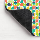 MidCentury Modernes Vintages Retro Abstrakte Kunst Mousepad (Ecke)