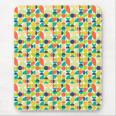 MidCentury Modernes Vintages Retro Abstrakte Kunst Mousepad (Vorne)