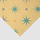 Midcentury Starburst Seamless Pattern Seidenpapier (Ausschnitt)