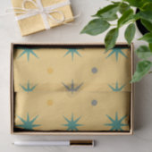Midcentury Starburst Seamless Pattern Seidenpapier (Geschenk)