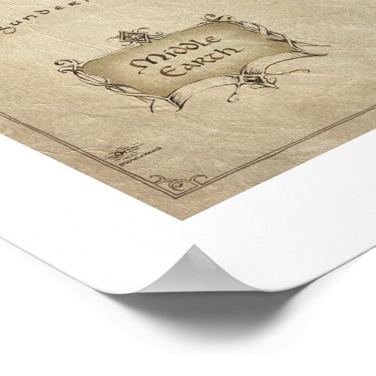 MIDDDLE EARTH™ POSTER (Ecke)